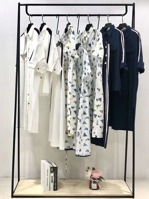 【广州品牌折扣女装休闲高雅连衣裙时尚纯色尾货批发】-